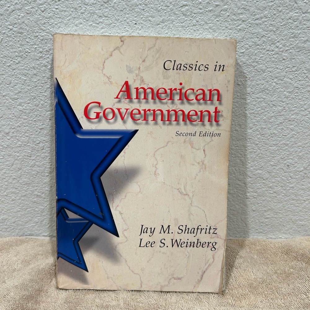 Classics In American Government by Jay Shafritz (Paperback, 2000)